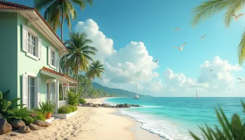 seaside resort,tropical beach,caribbean beach,beach landscape,beachfront,beach scenery,seaside country,dream beach,seaside view,caribbean,tropical island,tropical house,paradise beach,antilles,beach resort,the caribbean,beautiful beaches,tropical sea,beautiful beach,caribbean sea,Photography,General,Realistic