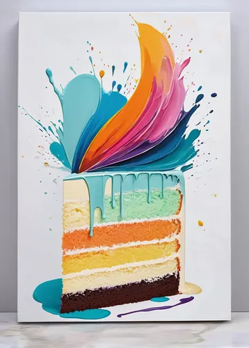 Transform simple cake mix into an extraordinary dessert.,sheet cake,clipart cake,rainbow cake,colored icing,slice of cake,a cake,layer cake,buttercream,piece of cake,colorful foil background,white cak