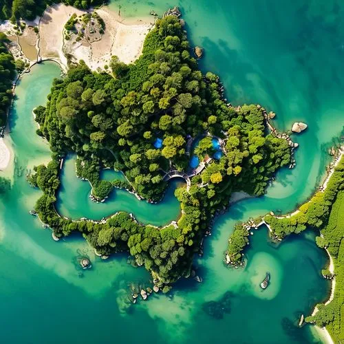 artificial islands,floating islands,flying island,island suspended,floating island,islet,islands,floating over lake,islets,tropical island,archipelagos,archipelago,island,lake lucerne,danube delta,lake balaton,lake bled,aerial landscape,lake annecy,island of juist