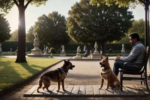 EN VEZ DE UN PERRO , ES UN GATO NEGRO ,tervuren,tuileries garden,man on a bench,service dogs,park bench,cão da serra de aires,boy and dog,companion dog,malinois and border collie,benches,kennel club,o