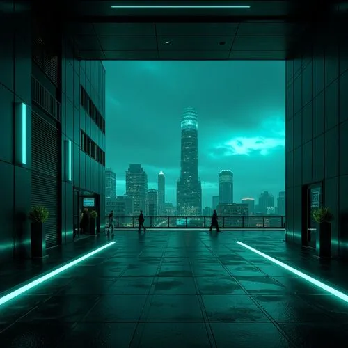 cybercity,cybertown,metropolis,cyberscene,cityscape,cyberport,skyscrapers,polara,coruscant,cyberpunk,city at night,cyberia,dystopian,futuristic landscape,skyscraper,the skyscraper,cyberview,shinjuku,teal digital background,tokyo city