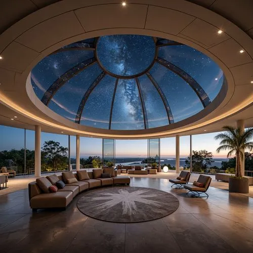 musical dome,luxury home interior,roof domes,spaceship interior,great room,ufo interior,skylights,glass roof,dreamhouse,luxury home,domed,sunroom,sky apartment,futuristic architecture,domes,penthouses,earthship,crib,luxury,beautiful home