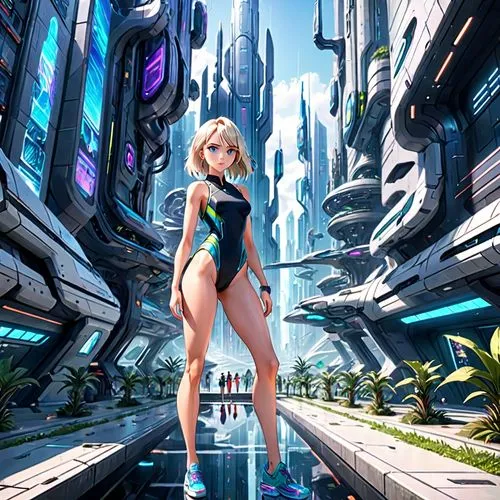 heavy object,futuristic landscape,shinjuku,fantasy city,a200,honolulu,aqua studio,one-piece swimsuit,futuristic,scifi,sanya,sci fiction illustration,tiber riven,cg artwork,3d fantasy,cityscape,sci fi,atlantis,sci-fi,sci - fi,Anime,Anime,General