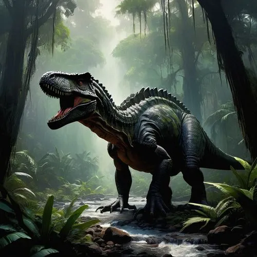 ceratosaurus,phytosaurs,titanosaurian,albertosaurus,restoration,thecodontosaurus,tirannosaurus,tarbosaurus,synapsid,sinornithosaurus,aetosaurs,futalognkosaurus,gryposaurus,allosaurus,giganotosaurus,coelurosaurian,dryptosaurus,camptosaurus,baryonyx,corythosaurus,Conceptual Art,Oil color,Oil Color 11