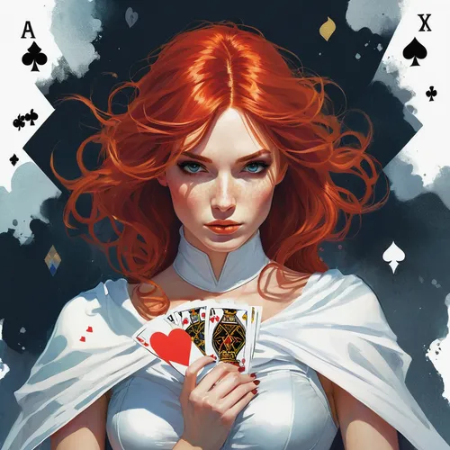 queen of hearts,poker primrose,playing card,magician,playing cards,poker,deck of cards,spades,blackjack,gambler,chess player,clue and white,red head,play cards,transistor,poker set,vanessa (butterfly),red breast,aces,ace,Illustration,Paper based,Paper Based 19