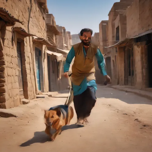 central asian shepherd dog,middle eastern monk,the pied piper of hamelin,boy and dog,east-european shepherd,shepherd dog,jaisalmer,barbary monkey,cordoba fighting dog,street dog,bohemian shepherd,bedouin,dog running,ibn tulun,nomadic people,argan,running dog,the good shepherd,basque shepherd dog,gaddi kutta,Photography,General,Natural