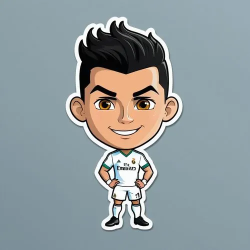 A cartoon Cristiano Ronaldo avatar,cristiano,ronaldo,chappuis,shaarawy,kovacic,soccer player,firmino,volland,erdemovic,mesut,ederson,callejon,real madrid,roldan,ozil,hernanes,lamela,koscielny,litmanen