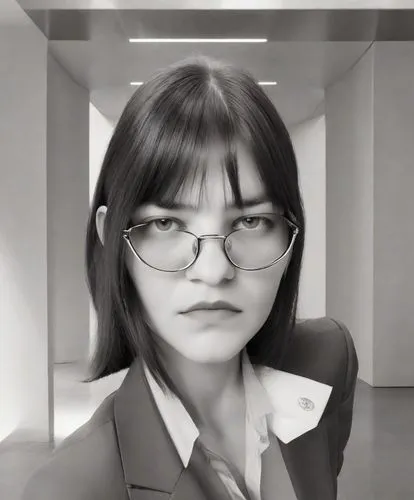 spy visual,blur office background,librarian,business girl,komi,yobi,Photography,Realistic