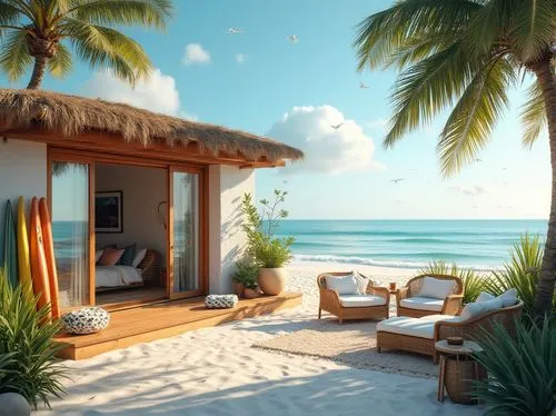 beach hut,beachfront,dream beach,tropical house,tropical beach,beach house,holiday villa,summer cottage,beach resort,oceanfront,beach scenery,beach landscape,seclude,seaside view,hideaways,seaside resort,seaside country,tropical island,beachhouse,beach huts,Photography,General,Realistic