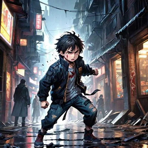 2d,anime japanese clothing,yukio,world digital painting,shinjuku,anime cartoon,sci fiction illustration,kid hero,my hero academia,killua,cg artwork,cyberpunk,walking in the rain,game illustration,noodle image,jin deui,son goku,killua hunter x,nikko,uruburu,Anime,Anime,General