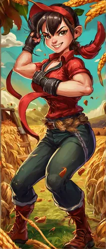 autumn background,farmer,countrygirl,monsoon banner,farm background,farm girl,autumn icon,maize,female worker,seed wheat,farming,harvest festival,muscle woman,thanksgiving background,kosmea,wuchang,halloween banner,portrait background,woman of straw,agricultural,Conceptual Art,Fantasy,Fantasy 26