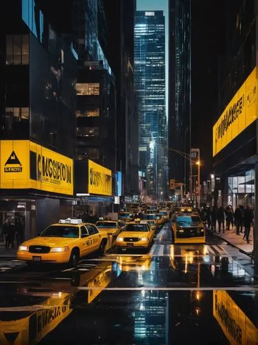 new york taxi,new york streets,metropolis,city at night,pedestrian,pedestrian lights,paulista,midtown,retroreflectors,citylights,cityscapes,time square,city lights,yellow taxi,nytr,times square,wallstreet,manhattan,urban,yellow light,Conceptual Art,Graffiti Art,Graffiti Art 11