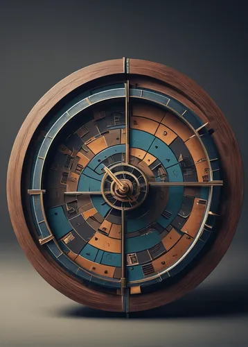 Create a thrilling adventure where a detective races against time to solve a complex circular puzzle.,wooden wheel,wooden cable reel,coffee wheel,old wooden wheel,wooden spool,ship's wheel,magnetic co