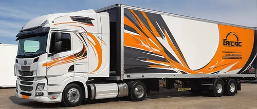 Create sleek and professional lorry decals for a corporate event.,semitrailer,daf daffodil,cybertruck,daf,commercial vehicle,freight transport,semi,lorry,light commercial vehicle,no overtaking by lorr