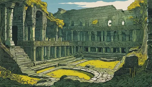 travel poster,ruins,coliseum,the ruins of the palace,colloseum,italy colosseum,roman coliseum,colosseum,coliseo,the ruins of the,necropolis,ruin,trajan's forum,pompeii,ancient city,the colosseum,roman ruins,abbaye de belloc,roman excavation,castle ruins,Art,Artistic Painting,Artistic Painting 50