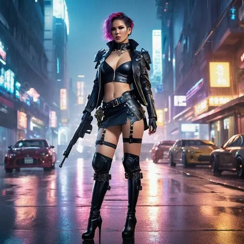 cyberpunk,domino,motoko,xcx,vi,cyberpunks,femme fatale,nyx,robyn,bladerunner,punk,vixen,catwoman,renegade,halsey,futurepop,scarlett,soho,electropop,wynonna,Photography,General,Realistic