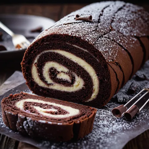 Chocolate Swiss Roll,swiss roll,black forest cherry roll,roll cake,roulade,babka,jam roly-poly,chocolate hazelnut,chocolate cake,danish nut cake,black forest cake,strawberry roll,chocolate layer cake,