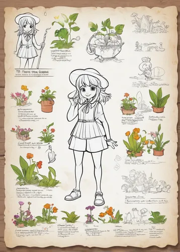 Imagine a mischievous pixi playing pranks in a magical garden.,garden herbs,culinary herbs,vegetable outlines,aromatic herbs,medicinal herbs,medicinal plants,vegetable garden,garden plants,aromatic he