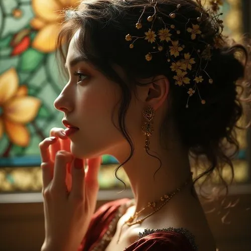 noblewoman,oriental princess,hanfu,romantic portrait,rosaline,hanbok,vintage woman,oriental girl,siwan,arwen,mikimoto,juliet,guinevere,courtly,milady,goryeo,victorian lady,gisaeng,cheongsam,jinling,Photography,General,Realistic