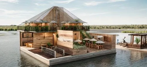 floating huts,cube stilt houses,stilt houses,stilt house,house by the water,houseboat,eco hotel,house with lake,floating island,timber house,floating islands,eco-construction,wooden sauna,floating restaurant,boat house,tree house hotel,inverted cottage,wooden house,cubic house,dunes house