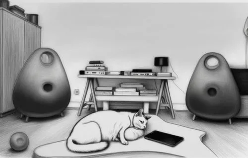 stereophile,audiophiles,audiophile,loudspeakers,audio speakers,sound space,Illustration,Black and White,Black and White 35