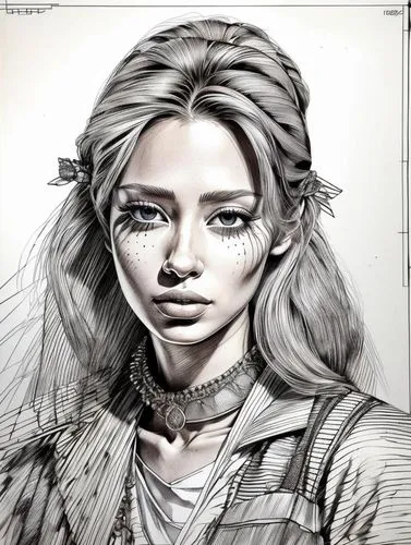 katniss,digital art,girl drawing,girl portrait,digital artwork,digital drawing,angel line art,fantasy portrait,digital painting,clementine,world digital painting,vector girl,monoline art,grayscale,fashion vector,illustrator,digiart,female warrior,elven,girl