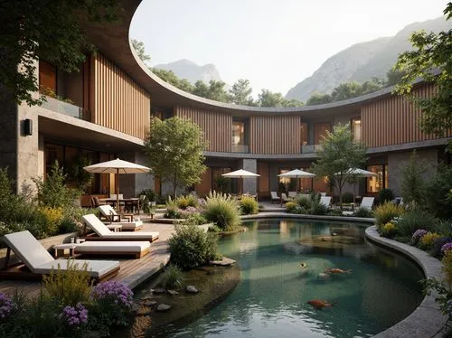 amanresorts,lefay,luxury hotel,fallingwater,outdoor pool,pool house,landscape design sydney,hushan,andermatt,shangri,luxury property,landscaped,gstaad,landscape designers sydney,house in the mountains,garden design sydney,chalet,auberge,ivillage,baoli