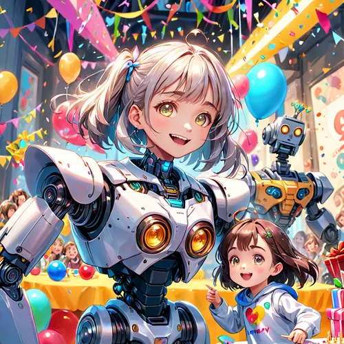 birthday banner background,robotics,robots,happy birthday banner,cg artwork,party banner,mecha,robotic,birthday background,happy birthday background,doll's festival,joy to the world,new year vector,amusement ride,robot,knight festival,ai,happy birthday balloons,amusement park,children's birthday,Anime,Anime,General