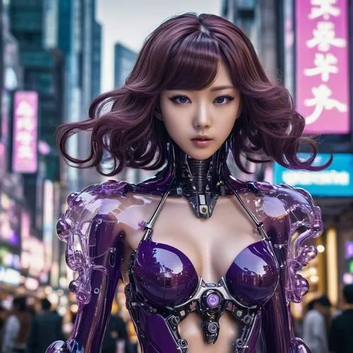 motoko,juri,ayane,cyberpunk,tsuneo,kabukicho,harajuku,japanese doll,kotobukiya,fujiko,purple,jiarui,transhuman,ninagawa,kabukiman,the japanese doll,shinjuku,nikkatsu,imaginasian,anime 3d,Conceptual Art,Sci-Fi,Sci-Fi 09