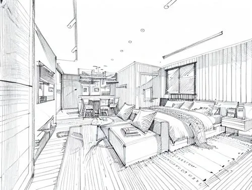 modern room,floorplan home,bedroom,house drawing,sleeping room,core renovation,apartment,home interior,an apartment,loft,penthouse apartment,3d rendering,livingroom,sky apartment,guest room,dormitory,shared apartment,house floorplan,room,living room,Design Sketch,Design Sketch,Hand-drawn Line Art