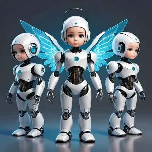 cyberangels,little angels,robotboy,automatons,angels,myllys,Conceptual Art,Sci-Fi,Sci-Fi 06