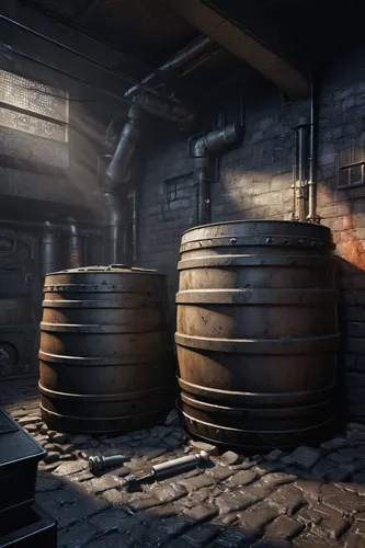 barrels,wine barrels,oil barrels,blacksmith,barrel,wooden barrel,cobble,warsaw uprising,blackhouse,wooden buckets,charcoal kiln,tinsmith,foundry,cask,wine barrel,forge,smelting,washhouse,cooking pot,fireplaces,Conceptual Art,Sci-Fi,Sci-Fi 03