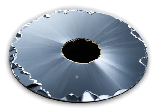 Bullet hole, close-up, metallic surface, circular shape, rough edges, dark gray color, reflective material, shallow depth of field, high contrast lighting, dramatic composition, cinematic tone.,alumin