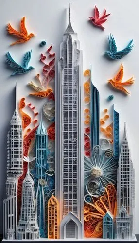 paper art,art deco background,world digital painting,chrysler building,city pigeons,superhero background,background vector,cityscapes,abstract air backdrop,city pigeon,skyscrapers,flying birds,digital scrapbooking paper,digital scrapbooking,twitter wall,flock of birds,birds flying,abstract cartoon art,fireworks art,art painting,Unique,Paper Cuts,Paper Cuts 09