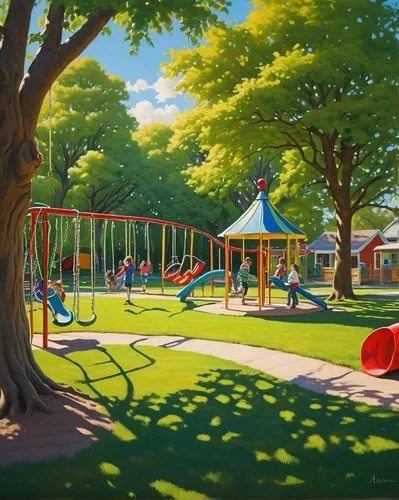 children's playground,play yard,playground,play area,child in park,park,swing set,outdoor play equipment,empty swing,playset,playground slide,children's background,the park,urban park,wooden swing,herman park,world digital painting,city park,parks,kurpark,Conceptual Art,Daily,Daily 05