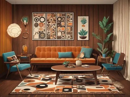 mid century modern,midcentury,mid century house,mid century,modern decor,interior decor,patterned wood decoration,livingroom,interior decoration,contemporary decor,interior design,furnishing,living room,decor,mahdavi,apartment lounge,an apartment,deco,retro modern flowers,decors,Unique,Design,Character Design