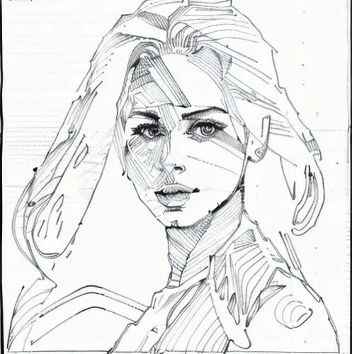 arrow line art,head woman,post-it note,mono-line line art,line-art,pencils,symetra,mono line art,game drawing,comic halftone woman,line art,scribble lines,post-it,widowmaker,sketch,tracer,widow,cyborg