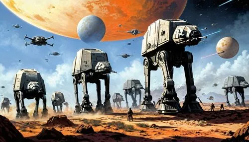 droids,cg artwork,storm troops,republic,imperial,sci fi,star wars,patrols,starwars,colony,sci fiction illustration,empire,sci - fi,sci-fi,concept art,space ships,imperial shores,droid,fleet and transportation,scifi