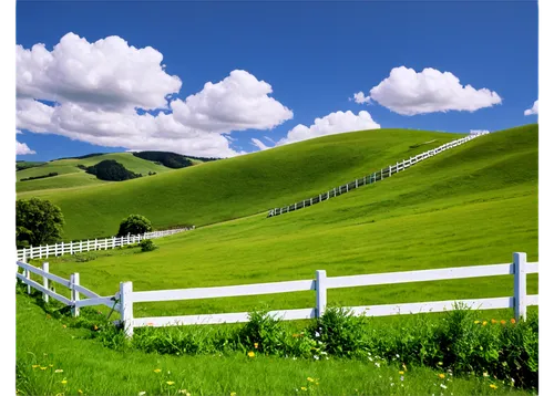 pasture fence,landscape background,rolling hills,sunol,green landscape,meadow landscape,alpine meadows,grassland,grasslands,salt meadow landscape,green meadow,windows wallpaper,nature background,hills,fenceline,home landscape,mountain pasture,green fields,white picket fence,pastureland,Illustration,Retro,Retro 21