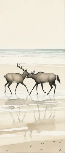 sleigh with reindeer,sleigh ride,reindeer polar,christmas on beach,santa claus with reindeer,reindeer,reindeer from santa claus,christmas buffalo raccoon and deer,santa claus at beach,santa sleigh,christmas deer,christmas animals,antelopes,caribou,sleigh,raindeer,deer illustration,pere davids deer,winter deer,christmas sled,Illustration,Abstract Fantasy,Abstract Fantasy 05