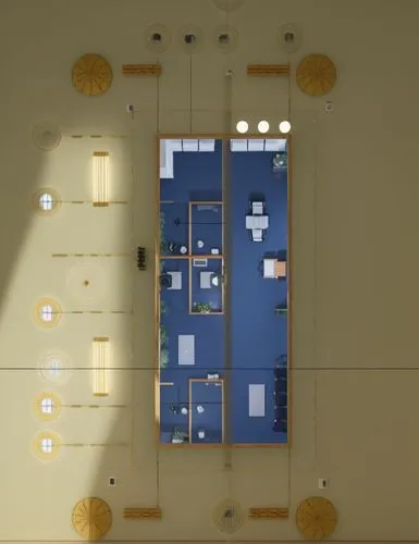 a room is shown from above looking up,cubesat,room door,elevator,elevators,levator,fridge lock,Photography,General,Realistic