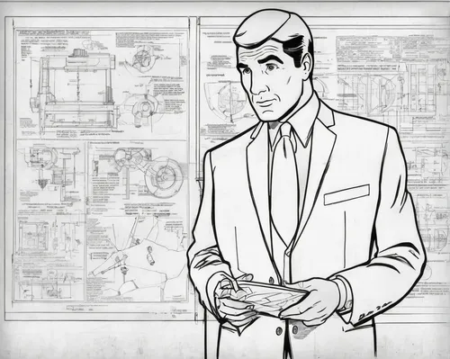 cartoon doctor,wireframe graphics,office line art,frame drawing,watchmaker,man with a computer,coloring page,coloring pages kids,mono-line line art,animated cartoon,character animation,pencil frame,jim's background,animator,wireframe,businessman,blueprints,business man,coloring picture,engineer,Unique,Design,Blueprint