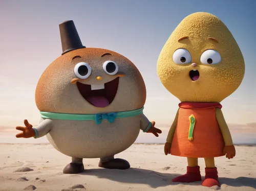 Write a humorous dialogue between Sandy Cheeks and Patrick Star.,potato character,butternut,soy egg,new potatoes,russet burbank potato,rock pear,egg sunny-side up,country potatoes,potatoe,potato,potat