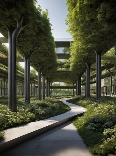 tunnel of plants,ecotopia,plant tunnel,biopiracy,skybridge,futuristic landscape,Photography,Fashion Photography,Fashion Photography 05