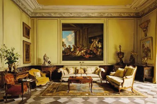 sitting room,danish room,royal interior,villa cortine palace,dining room,interior decor,livingroom,family room,living room,ornate room,breakfast room,rococo,interiors,villa d'este,stately home,great room,wade rooms,barberini,villa farnesina,entrance hall,Art,Classical Oil Painting,Classical Oil Painting 40