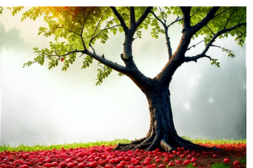 red tree,autumn background,nature background,crabapples,autumn tree,chestnut tree with red flowers,fruit tree,flourishing tree,maple tree,apple tree,cherry tree,strawberry tree,landscape background,colorful tree of life,conker tree,background colorful,background view nature,crayon background,fruitfulness,deciduous tree,Conceptual Art,Fantasy,Fantasy 21