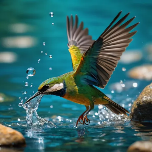 diving bird,colorful birds,aquatic bird,bird in flight,water bird,bee eater,european bee eater,kingfisher,wading bird,waterbird,water fowl,beautiful bird,migratory bird,bird photography,bird flying,tropical bird,sunbird,feather on water,exotic bird,asian bird,Photography,General,Natural