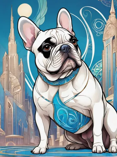 french bulldog blue,the french bulldog,french bulldog,continental bulldog,renascence bulldogge,french bulldogs,dog illustration,diwali banner,bulldog,pug,vector illustration,white english bulldog,english bulldog,art deco background,english bull doge,australian bulldog,frenchie,mascot,zodiac sign leo,the mascot,Illustration,Retro,Retro 08