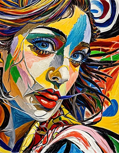 pop art woman,cool pop art,pop art style,pop art girl,pop art background,pop art colors,art painting,girl-in-pop-art,effect pop art,roy lichtenstein,colorful background,woman's face,glass painting,woman face,boho art,oil painting on canvas,fabric painting,girl in cloth,girl with cloth,young woman