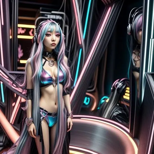 xenosaga,kula,hatsune miku,cyberangels,nadesico,arpeggio